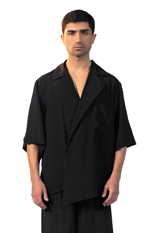 Black Linen Set